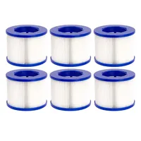 Type VI Filter Spa Filter Cartridge Compatible with GYMAX SPA & Most Hot Tub, Massage Pool, Inflatable Pool, Swimming Pool
