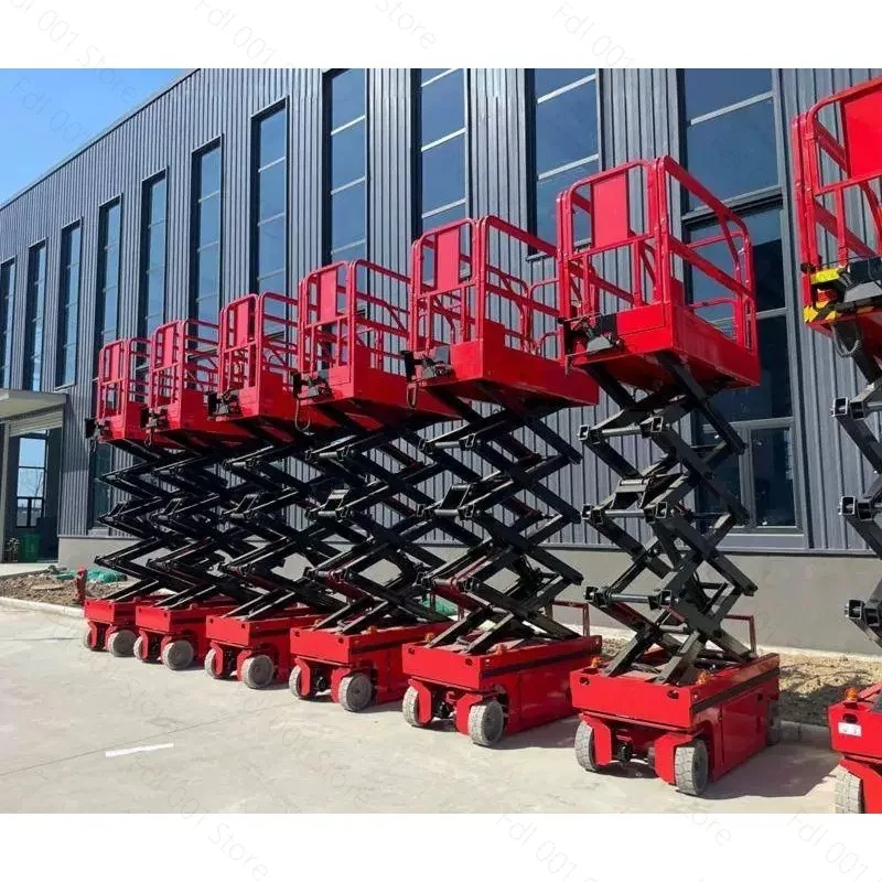200KG High Capacity Electric Scissor Lift Platform Self Propelled Hydraulic Aerial Work Lift Table Man Lift 1 pcs