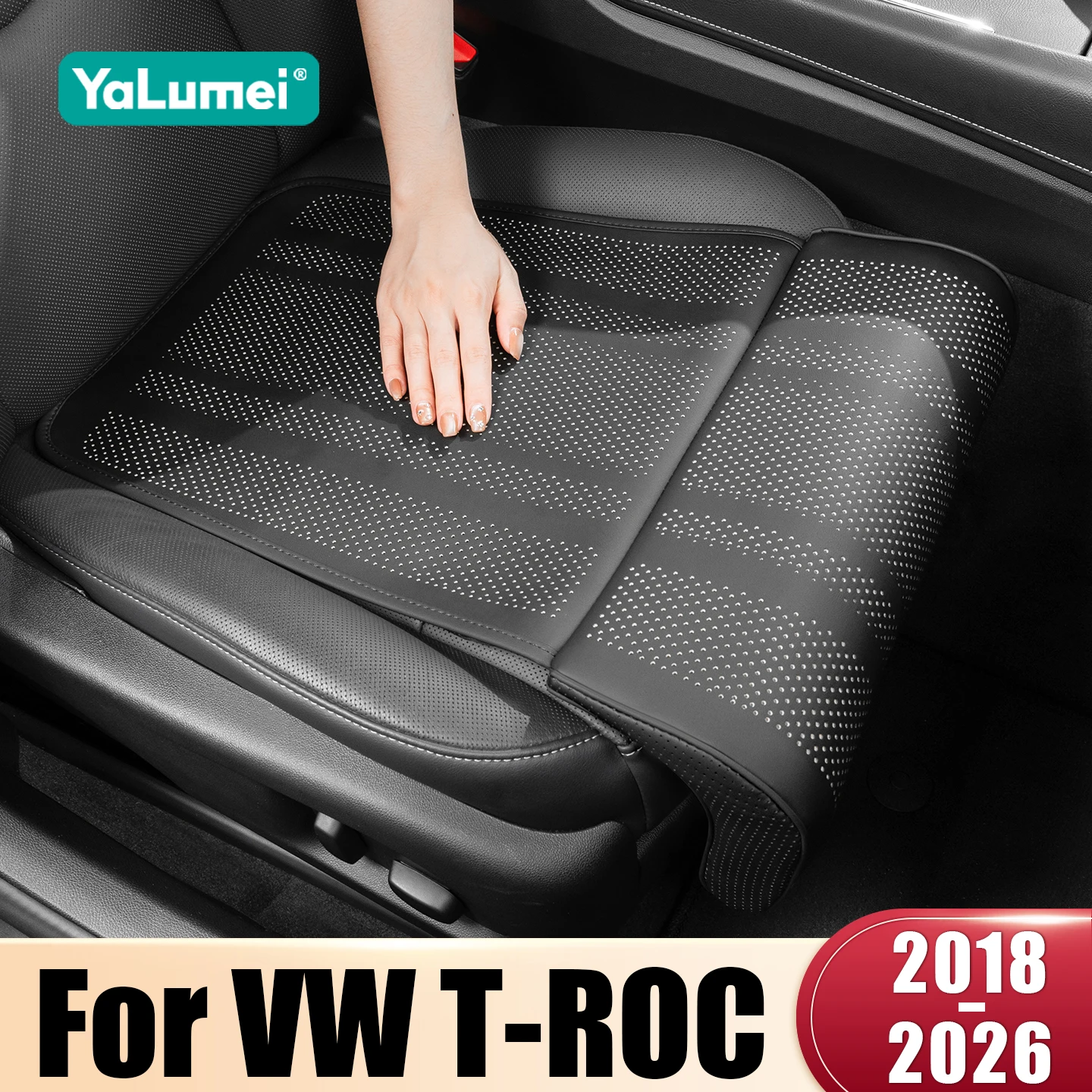 For Volkswagen VW T-ROC TROC 2018 2019 2020 2021 2022 2023 2024 2025 2026 Car Seat Leg Support Extension Mat Cushion Pad