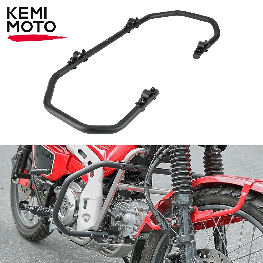 

KEMiMOTO CT125 Crash Bar For Honda Trail 125 Hunter Cub 2021 2023 Anti-fall Bumpers Motorcycle Equipments Iron Protection Parts