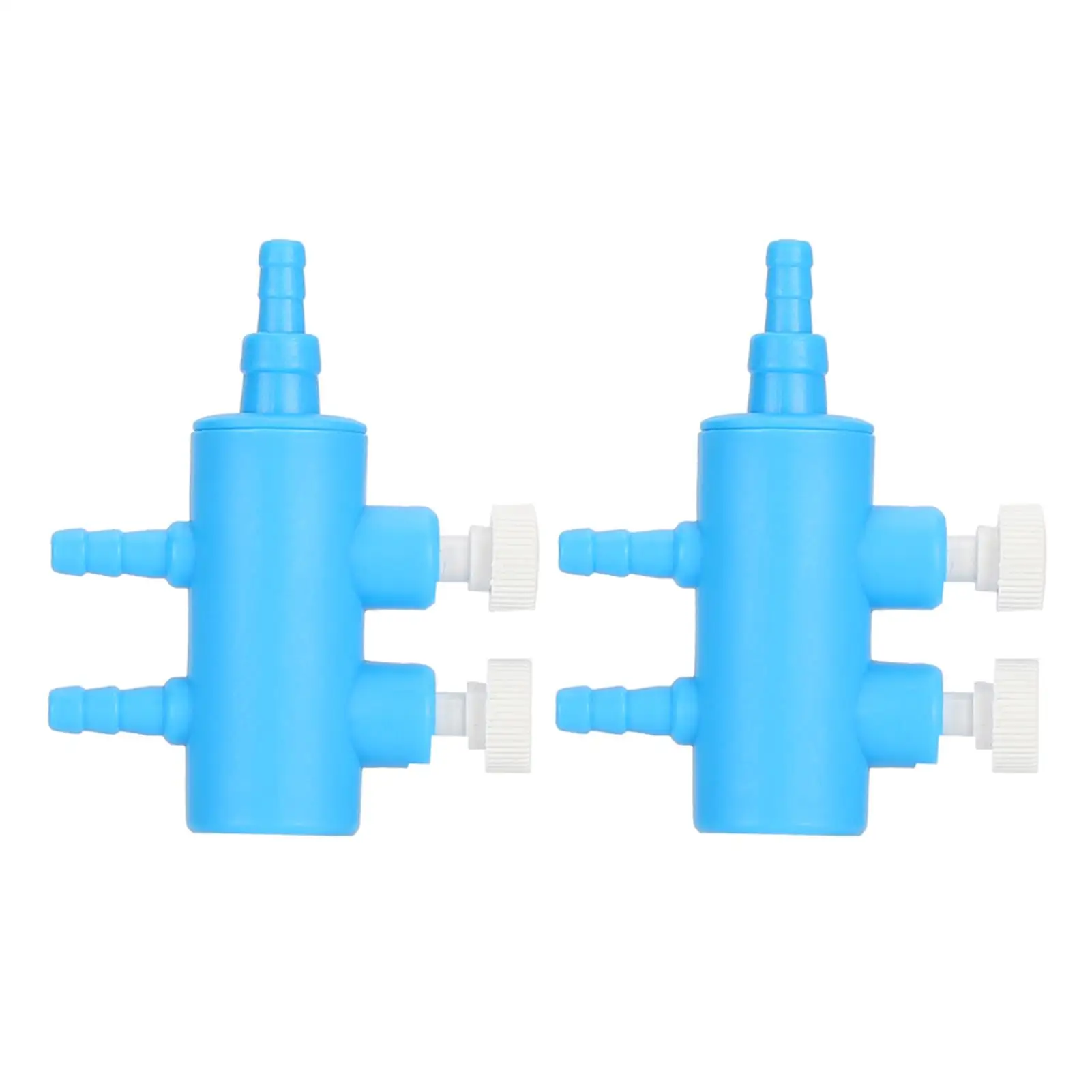 2pcs Aquarium Air Splitter – Oxygen Pump Adapter, 2-Way Distributor for Fish Tank Accessory