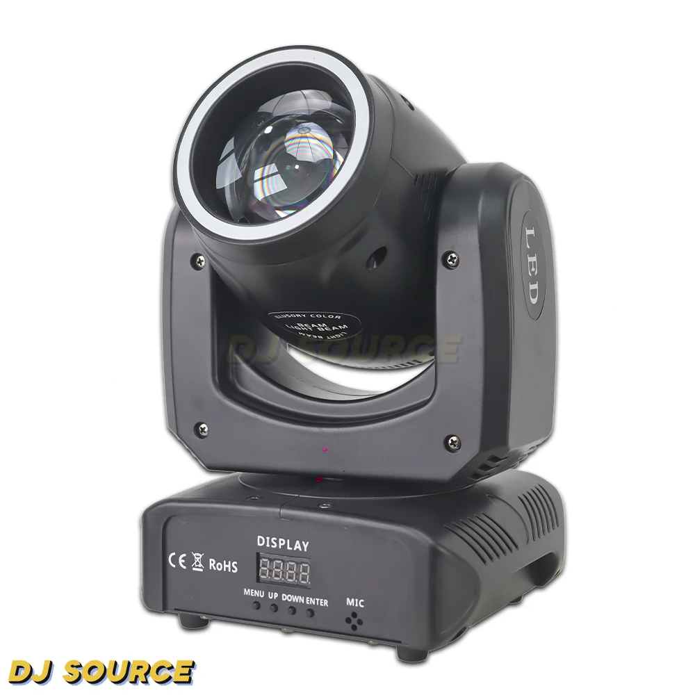 Imagem -02 - Led Beam Moving Head Light com Abertura Padrão 18 Prisma Dmx512 dj Disco Party Club Xmas Stage Efeito de Iluminação 120w Pcs por Lote