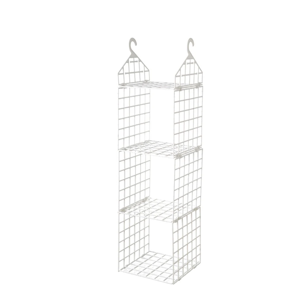 

Folding Storage Hanging Closet Shelf Closet Hangers Space Saver Organizer Space Saver Foldable Plastic