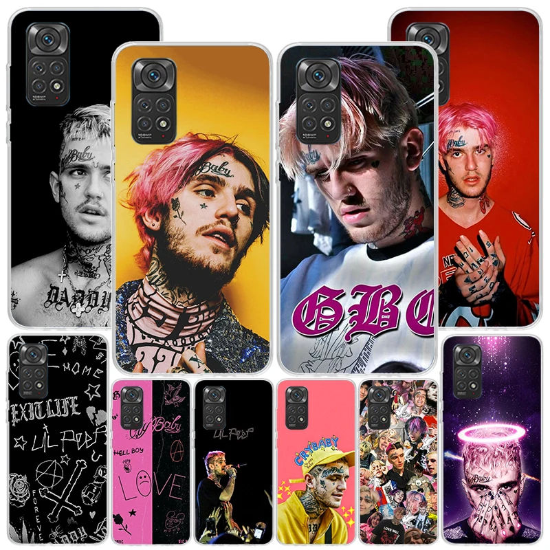 Lil Peep Singer Phone Case For Xiaomi Redmi Note 14 13 12S 12 11 11S 11E 10 Pro Plus 10S 11T 9 9S 5G Personalized Cover Note 13 