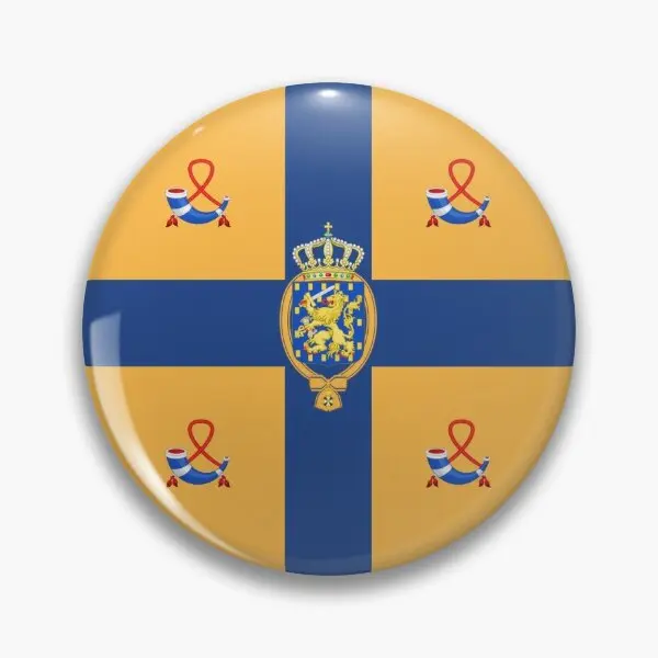 Royal Standard Flag Of The Netherlands  Soft Button Pin Lapel Pin Gift Cute Brooch Decor Funny Collar Lover Fashion Women Metal