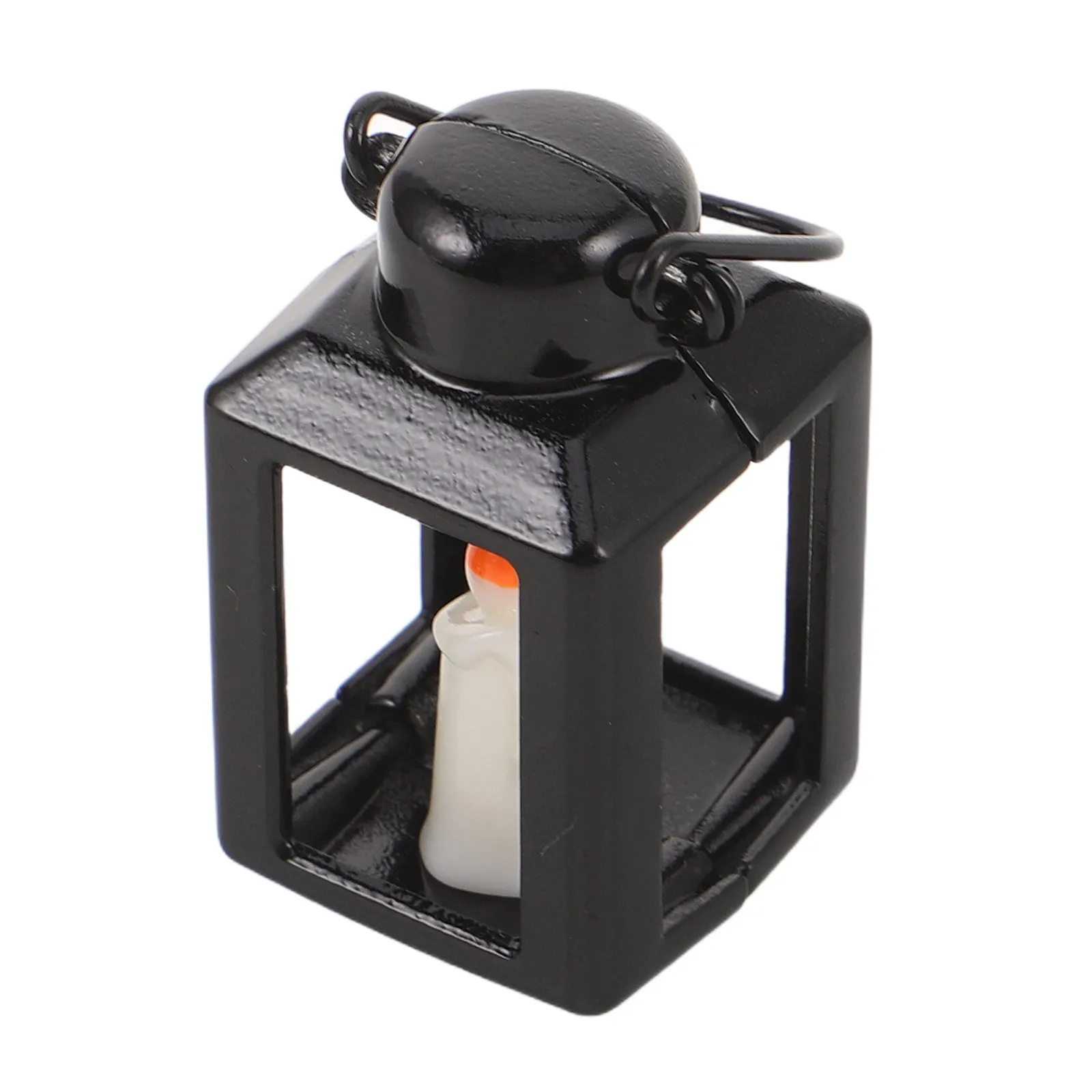 

Miniature Retro Tiny Lamp Iron Holder Dollhouse Accessories 1:12 Scale Christmas Decor Patio Garden Scene Lighting