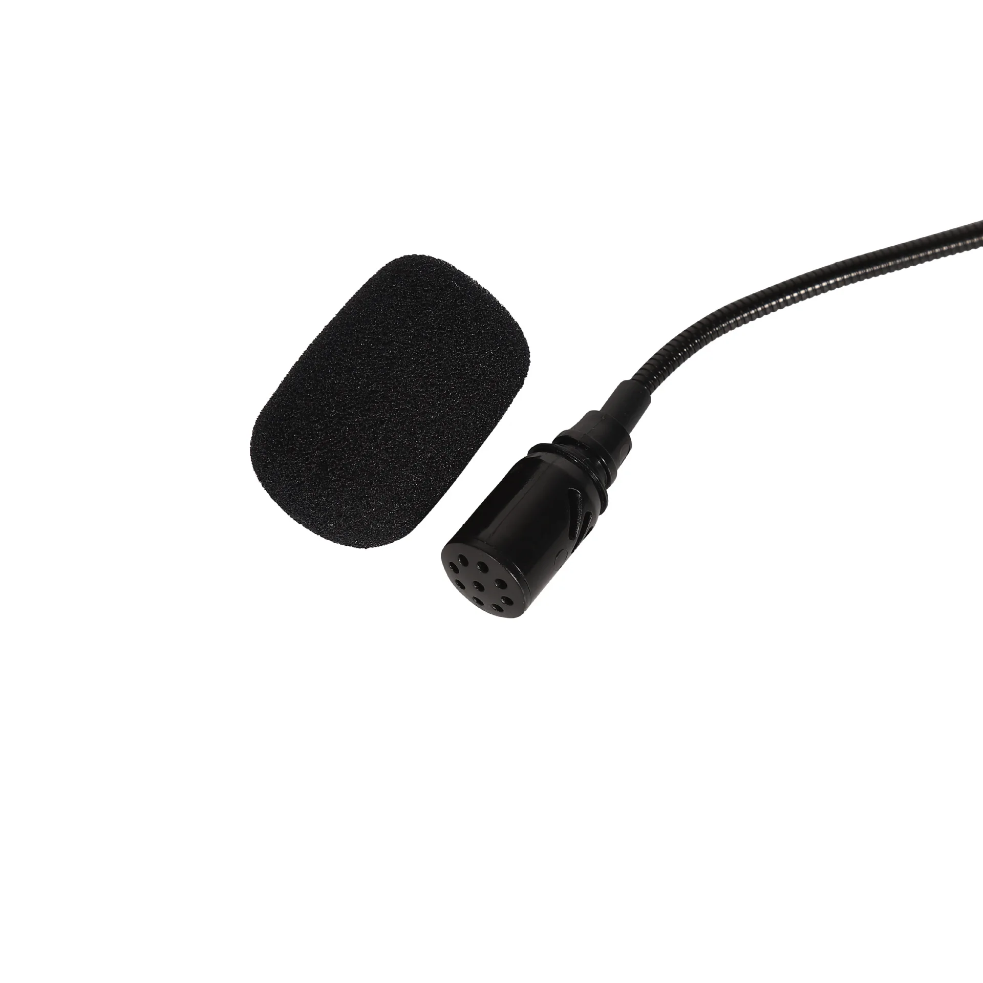 Microfone de jogo de substituição 3.5mm microfone para barracuda x gaming headset com cancelamento de ruído microfone capa de espuma 24bb