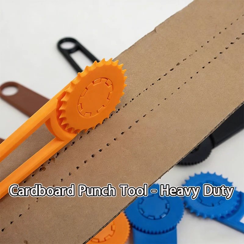 2026 New Heavy Duty Cardboard Box Punch Tool - Manual Paper Hole Puncher for Home DIY Craft Packaging Supplies