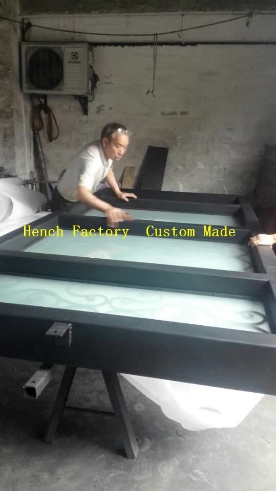 Fancy Heavy Duty Commercial Grade Wrought Iron Front Entry Door