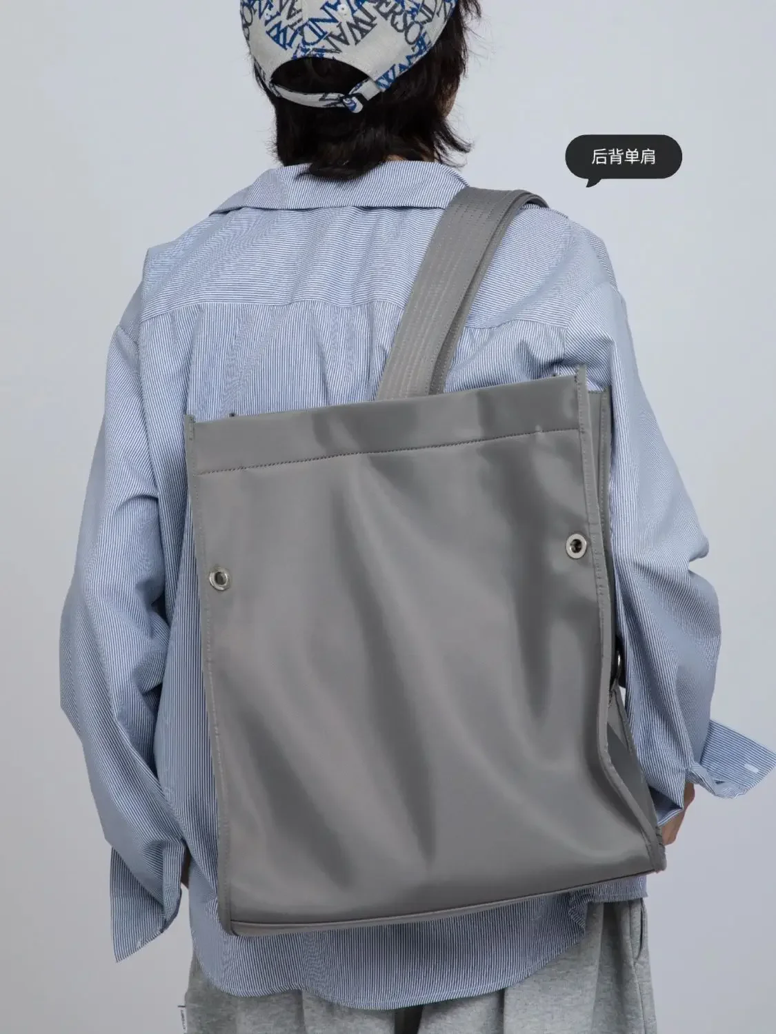 Miyagawa Nylon Fabric Shoulders Tote Special Bag for Class Commuting Large Capacity Crossbody Bag New Causal Backpack Women Men