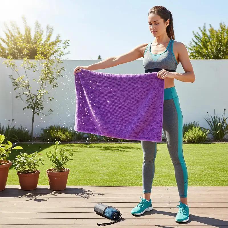1Pcs Microfiber Travel Towel, Quick Dry Towel Super Absorbent Compact Lightweight L For Beach, Gym, Pool, Bath, Yoga