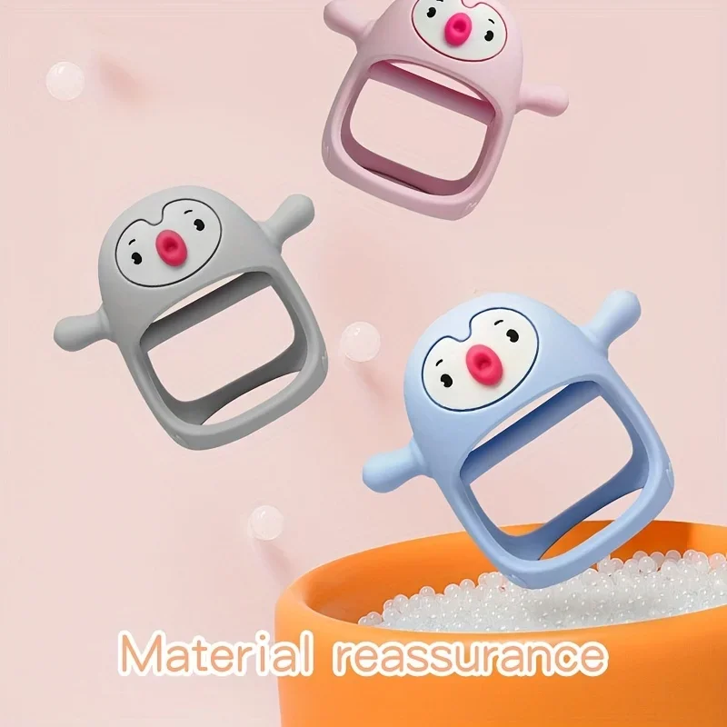 Never Drop Silicone Baby Teether Newborn Baby Things Toddler Toy Manual Nipple Toys for Infants Breast Milk Feed Accessories