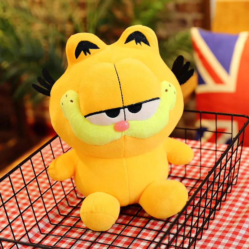 Juguete de peluche Garfield de dibujos animados clásicos, muñeco de peluche lindo, almohada de cojín, animales de peluche Kawaii, regalos de