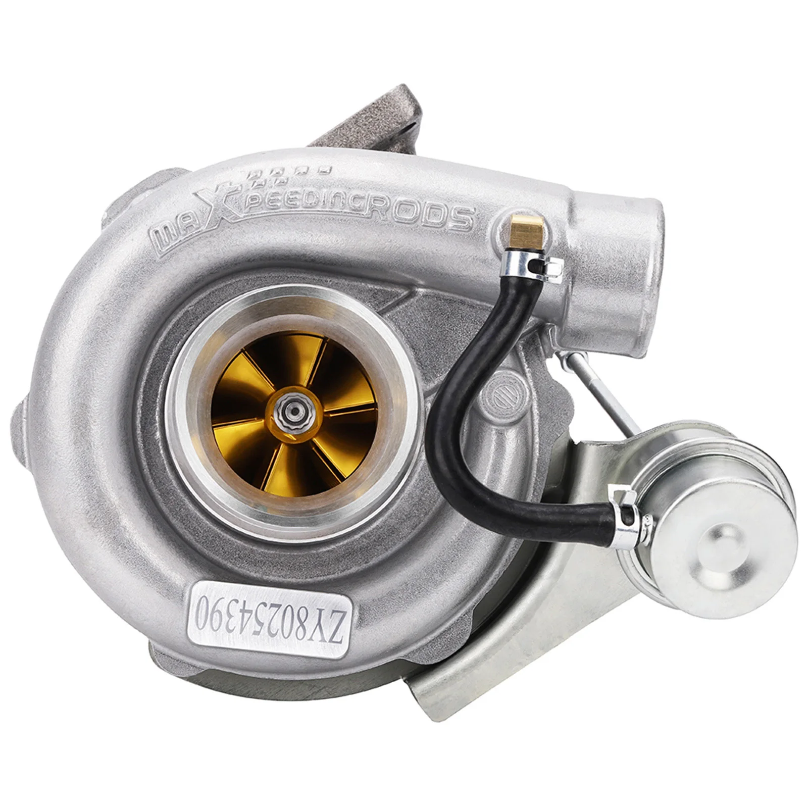 T04E Billet Turbo T3 4 bolt V-band Universal Turbocharger for 1.5-2.5L 4 6 Cyl + Oil Return + Feed Line + BOV