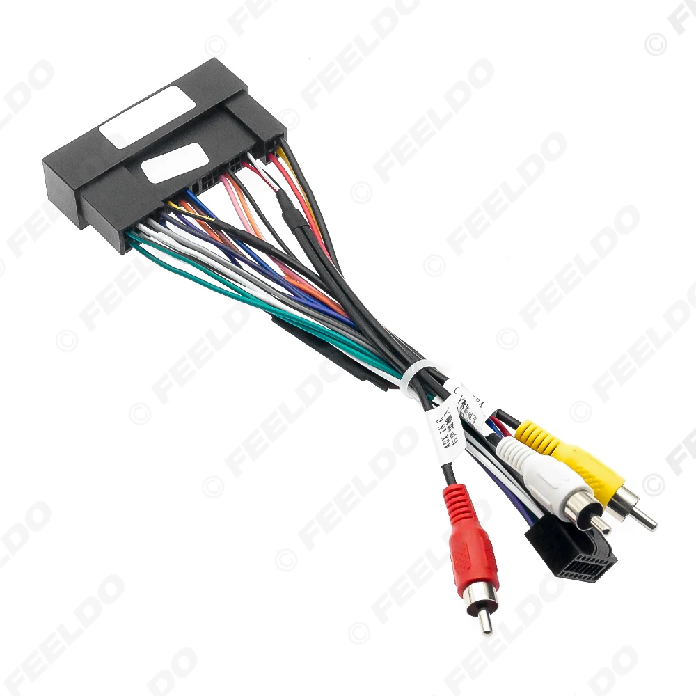 Car Stereo Audio 16PIN Adaptor Wiring Harness For Hyundai IX25/KX3/H1 2006+ Power Calbe