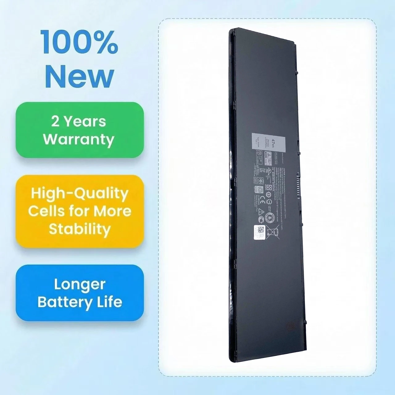3RNFD 34GKR 54Wh 47Wh Laptop Battery For DELL Latitude 14 E7420 E7440 E7450 1848 9097 4330 1886 V8XN3 0909H5 0G95J5 5K1GW PFXCR