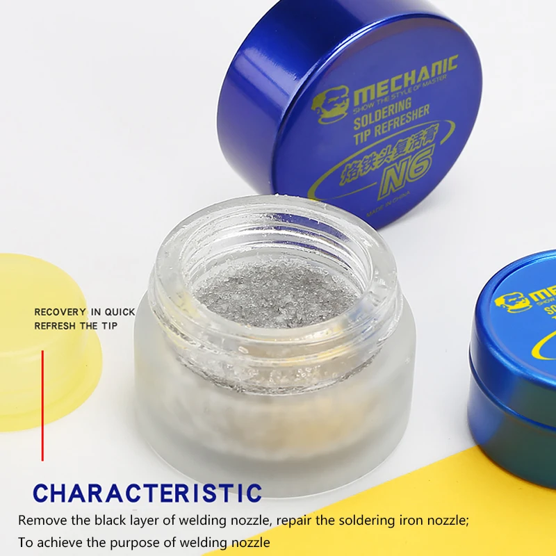 Monteur Solderen Tip Opfriscursus Schoon Plakken Oxide Soldeerbout Tip Lassen Sting Opstanding Crème Bga Solderen Reparatie Tools