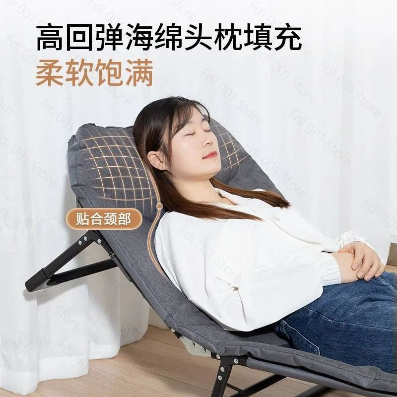 Portable Folding Sleeping Bed Heavy Duty Camping Chair Adjustable Height Mattress Outdoor Travel Home