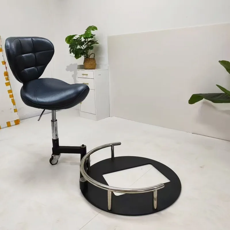 Professional 360 degree rotating work chair Barber chair Beauty salon Technician chair Rotating stool