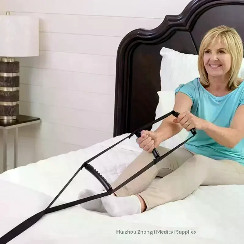 Elderly Get Up Aid Disabled Get Up Ladder Assist Belt Adjustabe Bed Assist Strap With Handrails Pull Up Sit Up Wake Up Rope