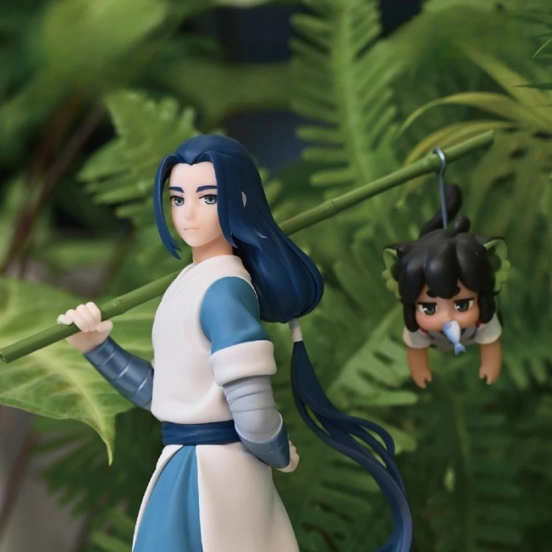 

Original The Legend of LUOXIAOHEI Movie 2 Wuxian Figure Action Model Games Garage Kit Toys Anime Peripheral Desktop Decorations