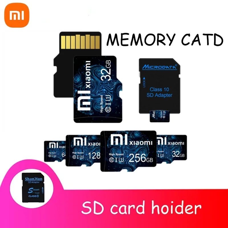 Xiaomi 2TB 128GB Class 10 V30 TF Card 1TB Mini SD Cardความเร็วสูงMicro TF SD Cardสําหรับโทรศัพท์Macรถอุปกรณ์Monitor