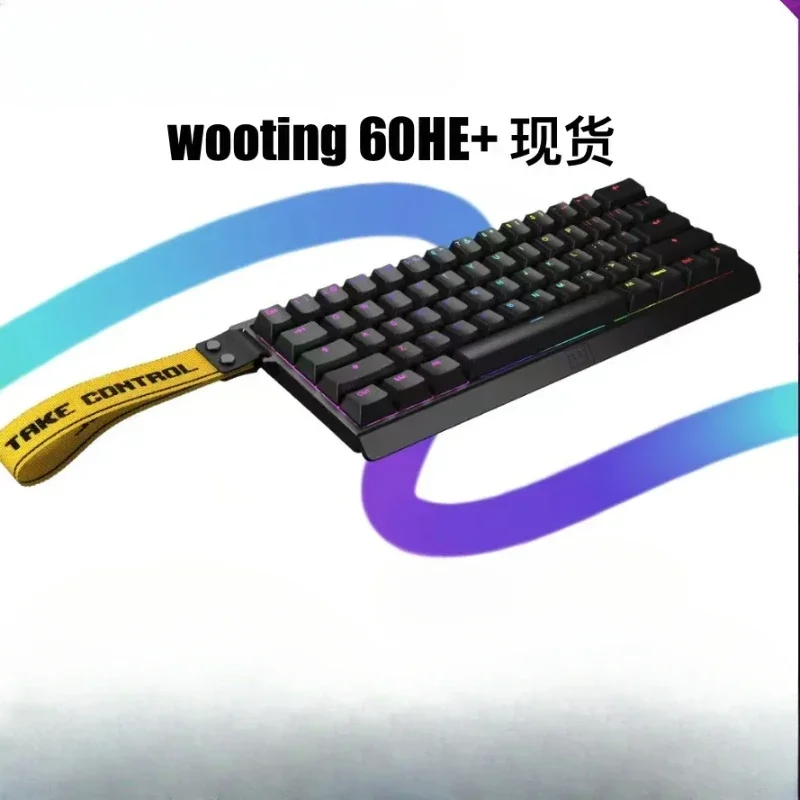 Wooting Brand New 60HE+magnetic Axis Keyboard 61 Keys Valorant CSGO ZywOo Customiezd Mechanical Keyboard for Esports Gaming