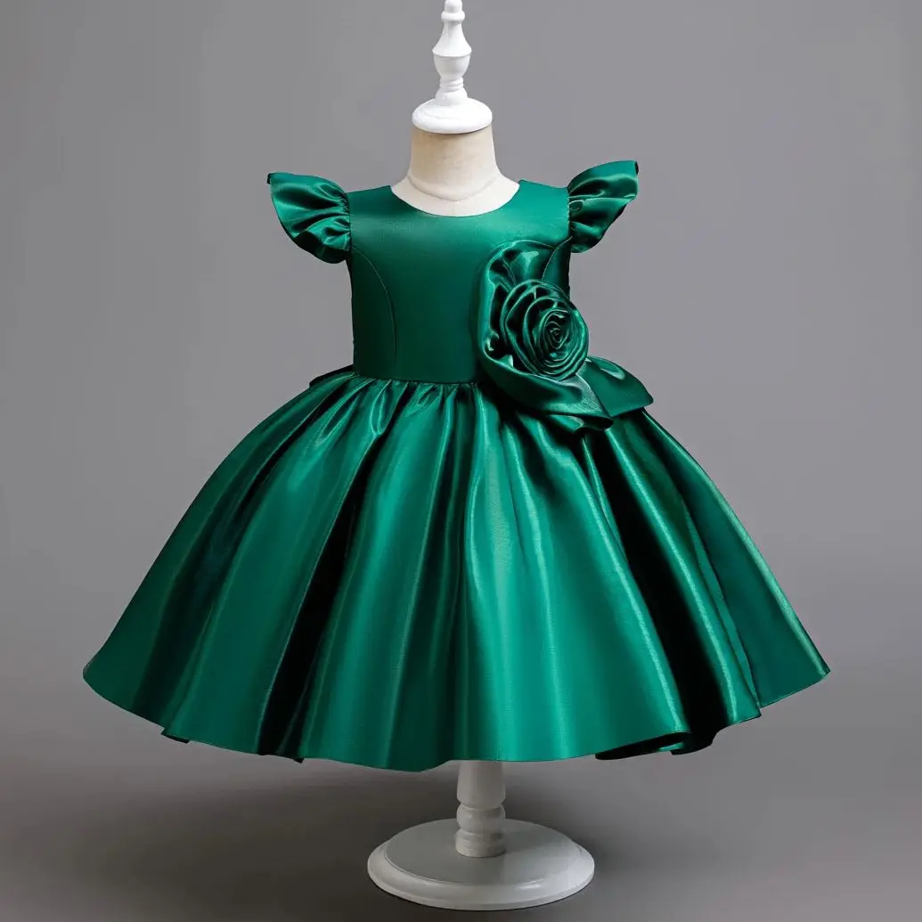 

Baby Girl Princess Dress for Party Ball Gown Wedding White Dresses Kids Christmas Bridesmaid Costume Girl Birthday Party Dress