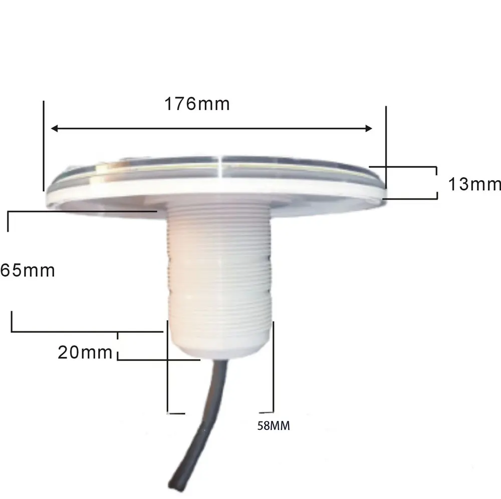 Recessed DC/AC12V LED Underwater Light Colorful With Remote Control Pool Lighting For Aquarium/Landscape/Garden Pond Light