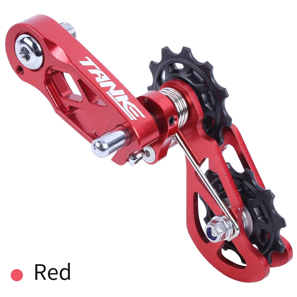 TANKE MTB Dirt Jump Single Speed Mountainbike Kettenspanner XC DJ AM DH Kettenführung Fahrradzubehör CNC-Bearbeitungsscheibe