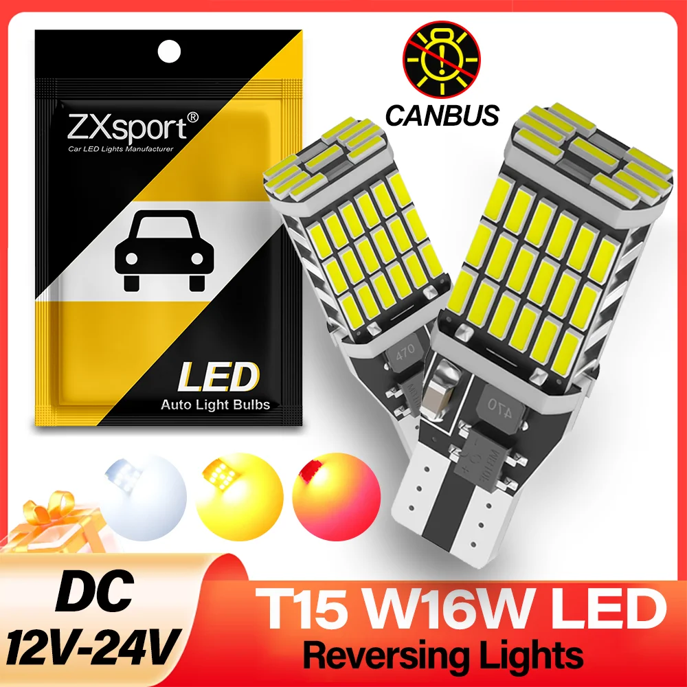 2x Led T15 W16W Car Reverse Light Bulb Canbus For Dodge Caliber Challenger Ram 1500 Journey Durango 2500 Nitro Accessories