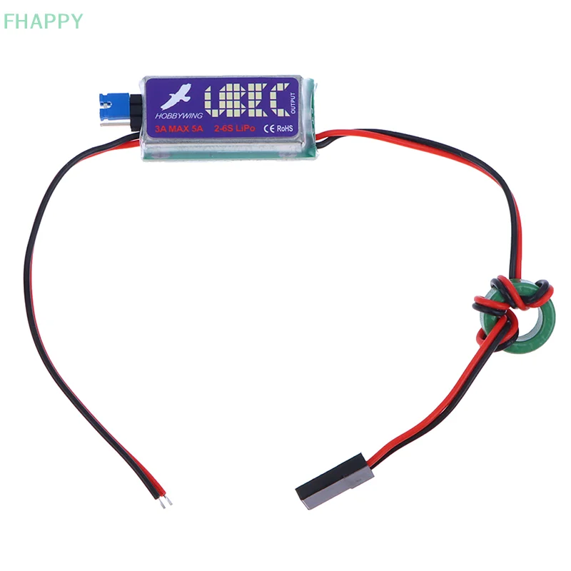 5V / 6V HOBBYWING RC UBEC 3A Lowest RF Noise BEC Full Shielding Antijamming Switching Regulator