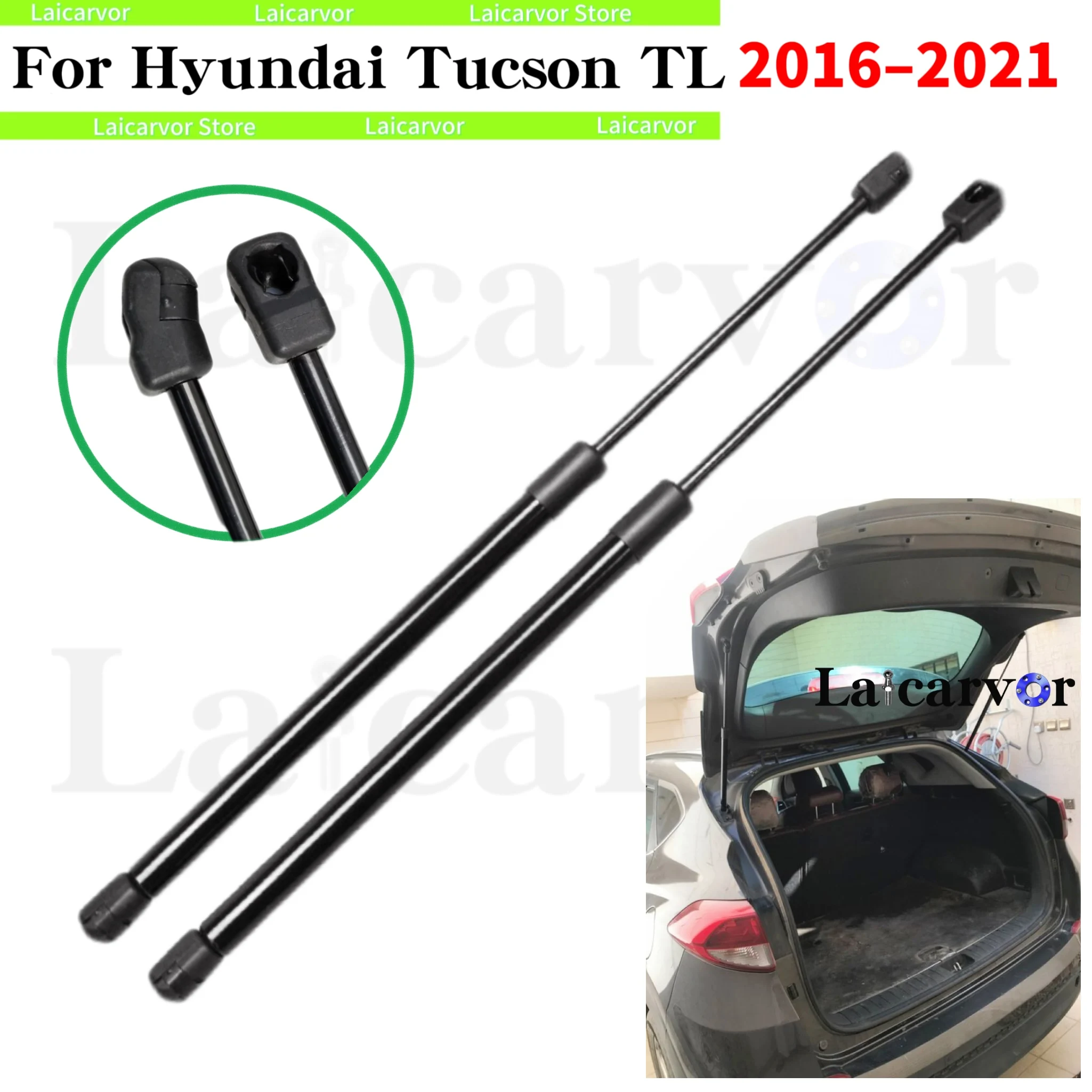 

2 шт. стойки багажника для Hyundai Tucson TL SUV 2016-2021, подъемник багажника, опоры газовых пружин, амортизаторы, опорные рычаги