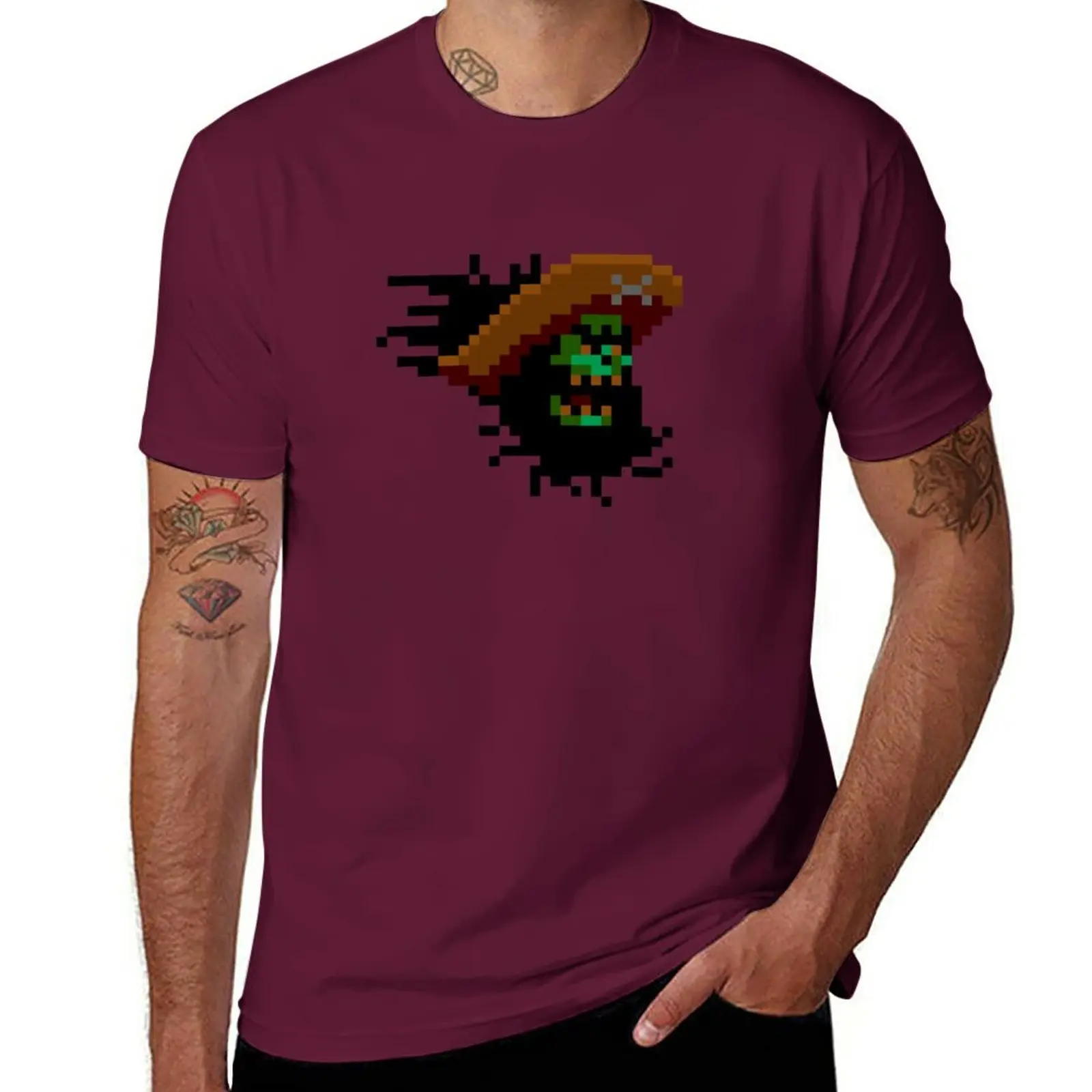 New LeChuck - 8 bit T-Shirt vintage clothes summer clothes quick drying shirt blank t shirts mens graphic t-shirts funny