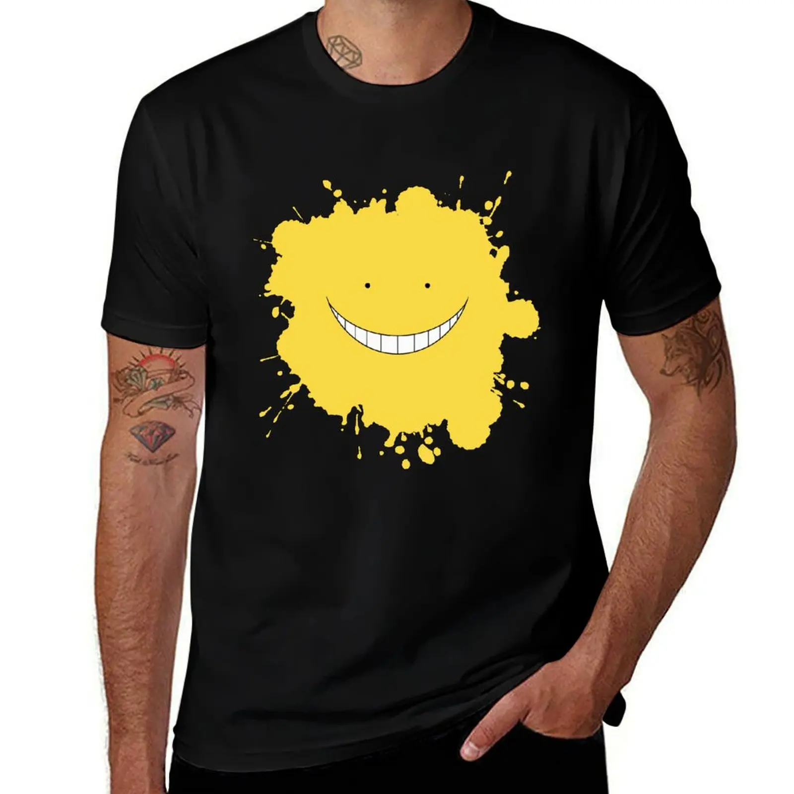 ASSASSINATION CLASSROOM: Koro Sensei T-Shirt Casual Soft Cotton Short Sleeve Tee T-Shirt