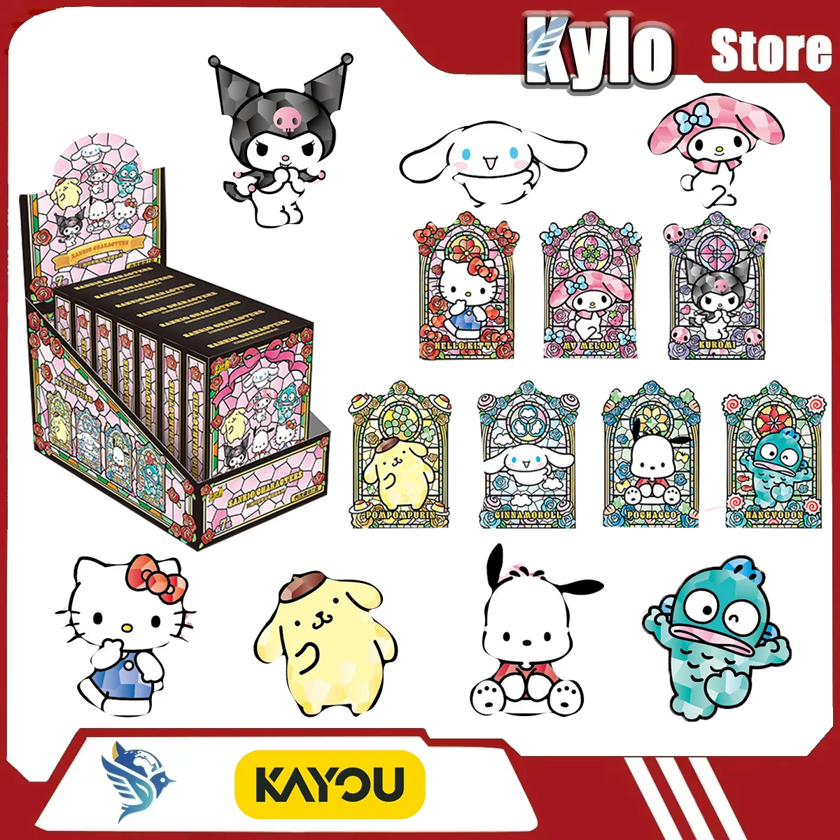 

Магнитные значки KAYOU Sanrio Family с персонажами аниме и манги, большеголовые собачки, подарки, которые можно дарить в качестве подарков