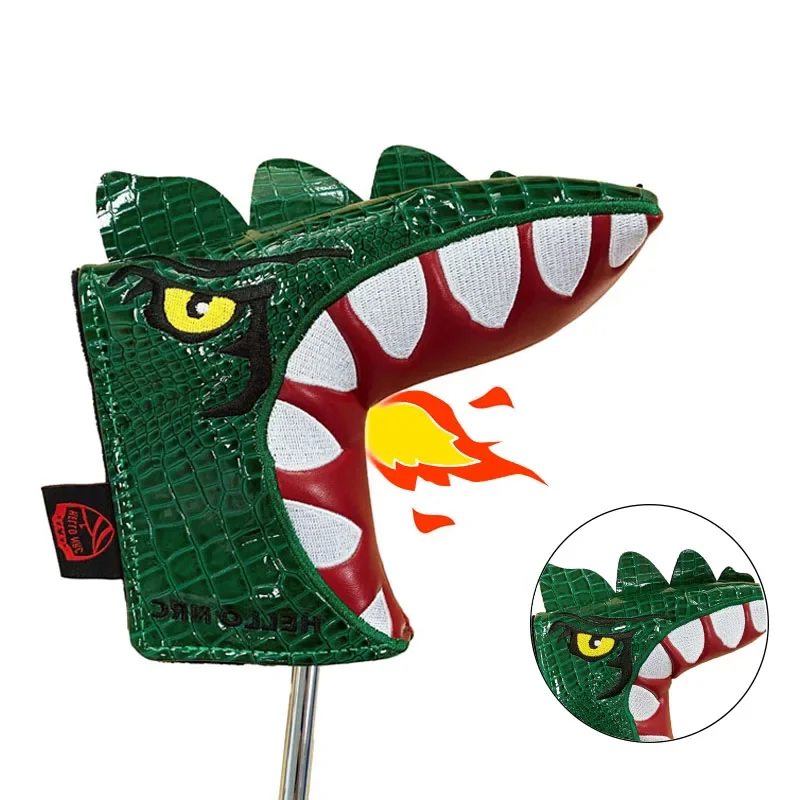 

Golf Protective Putter Cover Protection Head Covers Tyrannosaurus Rex Appearance Putter Protector Outdoor PU Leather Golf Clubs