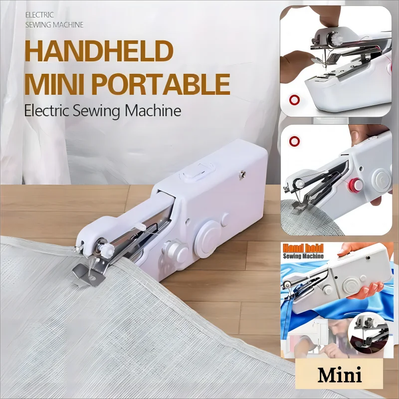 Sewing machine Electric household small mini portable handheld automatic sewing machine, ladies convenient sewing tools