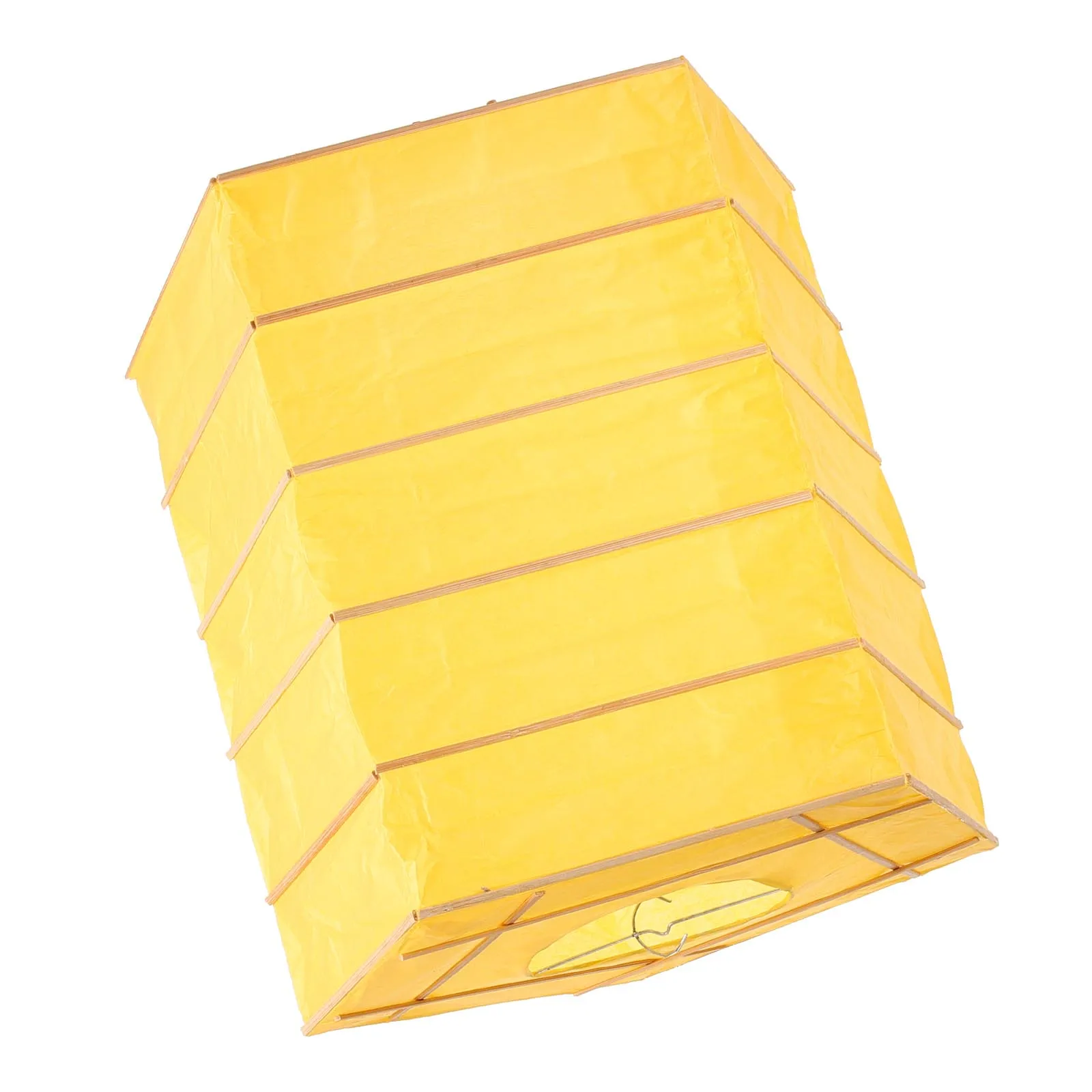 

Foldable Square Paper Lantern 30x30cm Yellow Paper Cover Farmhouse Decor Pendant Light Shade Solar Lighting Solution
