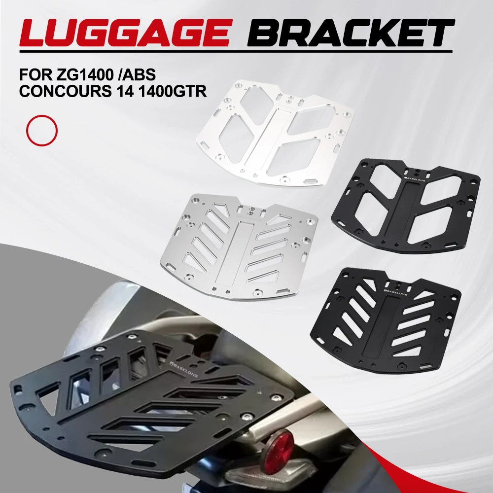 

For Kawasaki ZG1400 / ABS Concours 14 1400GTR 2008-2025 2024 Rear Shelf Luggage Rack Carrier Top Case Support Holder Bracket