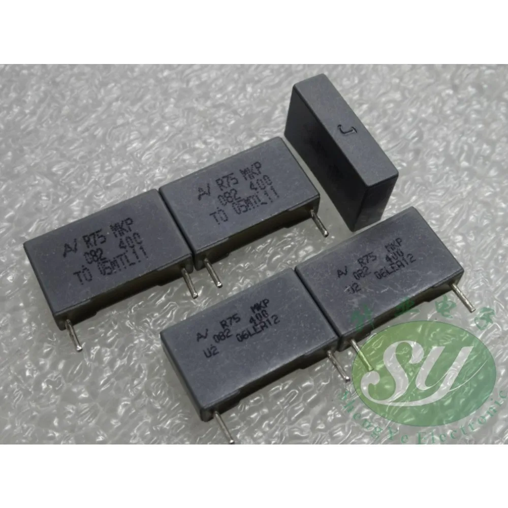 

10PCS AV R75 0.082uf/400V 82nf 823 Brand New 15mm Film Capacitor