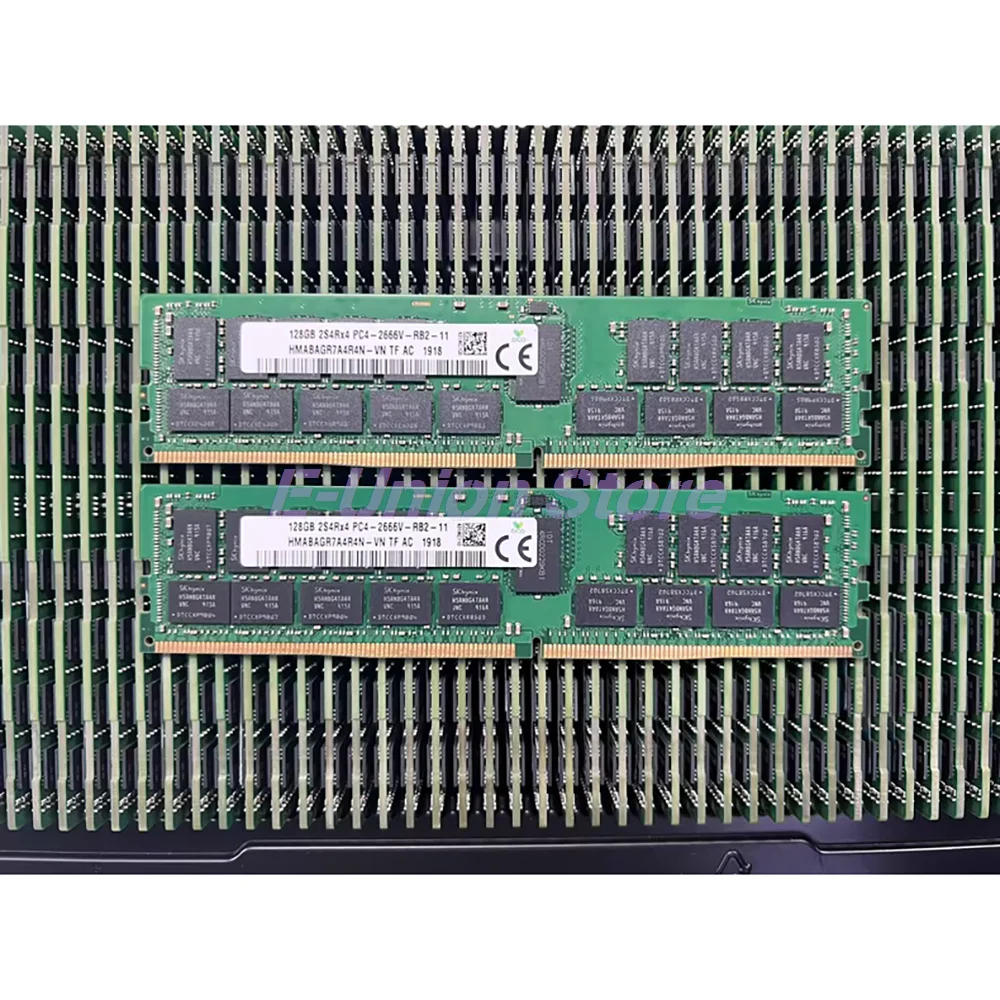 

128GB DDR4 2666MHz REG 2S4RX4 PC4-2666V HMABAGR7A4R4N-VN RAM For SK Hynix Memory