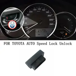 For Toyota Corolla/Aqua/Camry/Prado/RAV4/CROWN/CHR/LEVIN/Cruiser/verso/VIOS Car Auto OBD Plug And Play Speed Lock Unlock Device