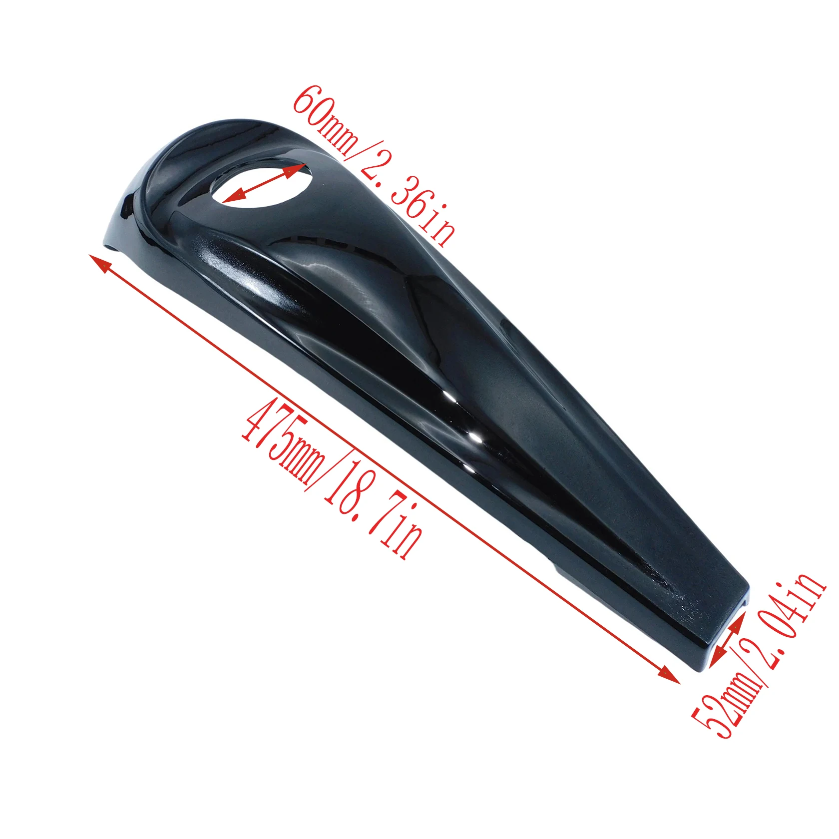 Czarna osłona korka wlewu paliwa do motocykli Harley Touring CVO Electra Road Street Glide Road King 2008+ — zdjęcie 7