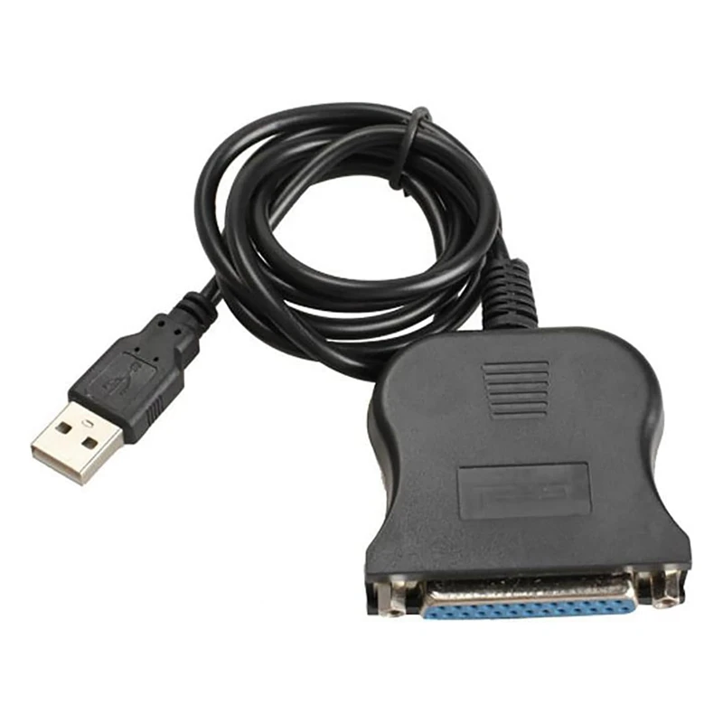 Cavo parallelo da USB a 25 Pinhole interfaccia DB25 stampante IEEE 1284 cavo USB2.0 cavo adattatore a 25 fori durevole