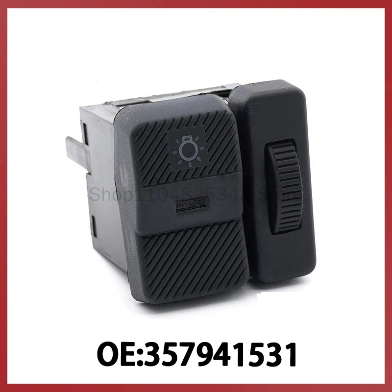 

357941531 Подходит для Volkswagen Audi B4, переключатель регулировки фар, одинарный переключатель управления фарами