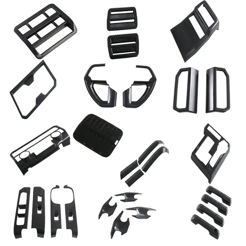 

For TOYOTA 4Runner 4 Runner 2025 2026 Gear Shift Box Panel Shift Steering wheel Door Handles Window Switch Trim Accessories
