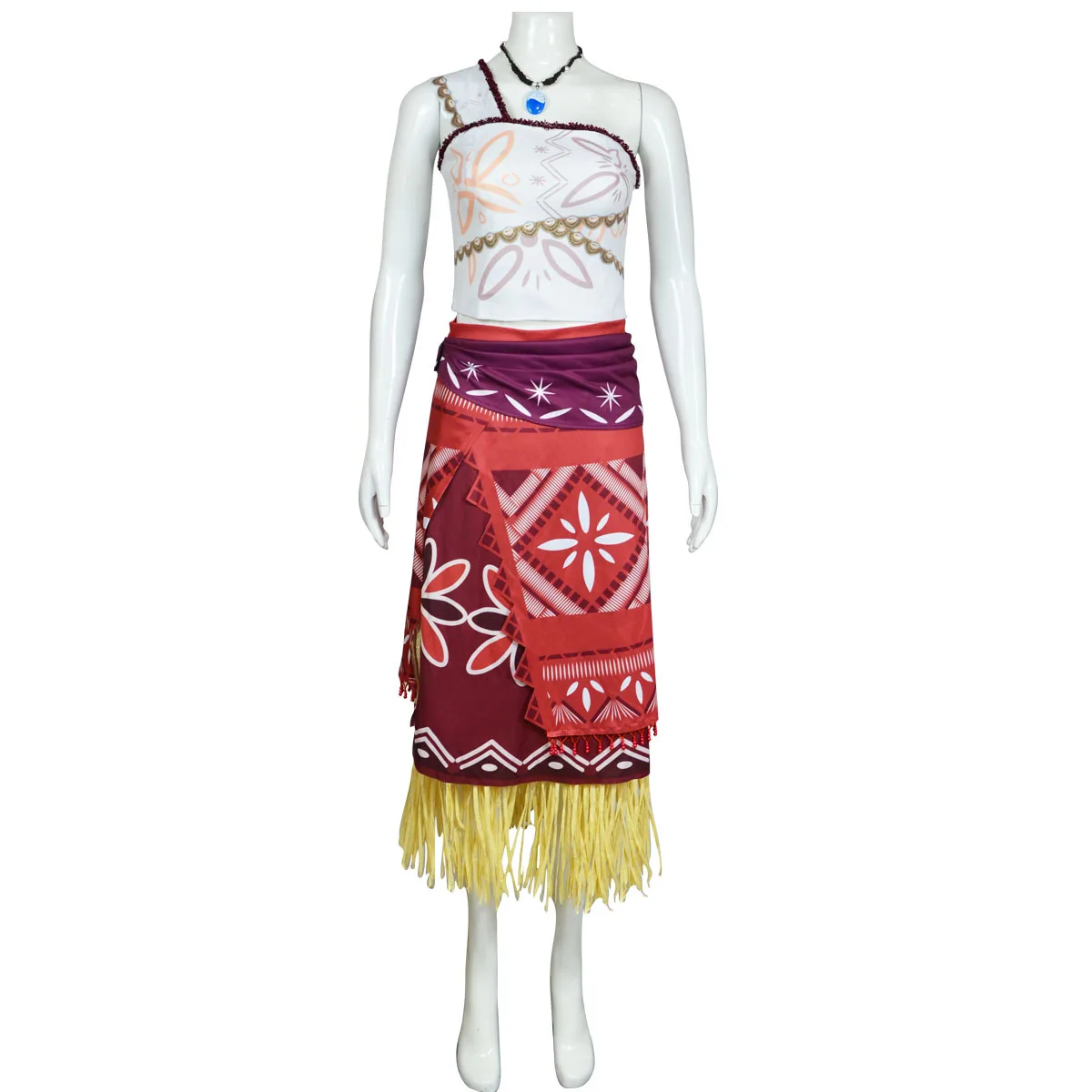 Moana Cosplay Costume Beach Vacation Princess Dress Ocean Romance 2 Cosplay Costume Women Girl Halloween Costume Stage Show Set