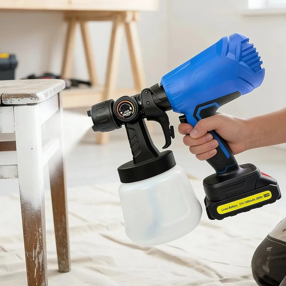 821000C 21V Cordless Spray Professional Paint Sprayer  for Garden Watering Flower Painting Household Disinfection-for DIY