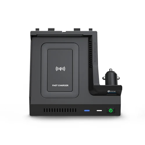 Cargador inalámbrico para Mercedes Benz W205 C43 C63 AMG GLC43 GLC63 X253 Clase C /GLC accesorios de almohadilla de carga USB para teléfono móvil